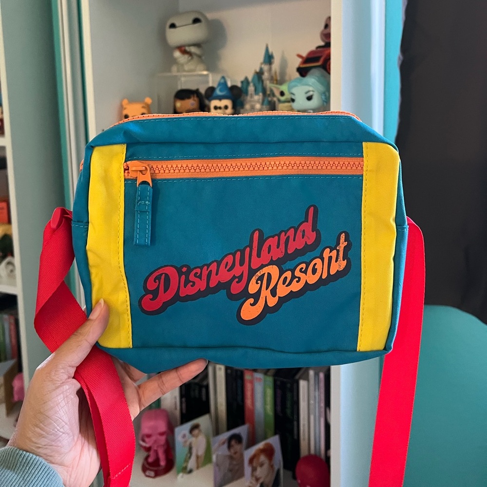 Disneyland Retro Rainbow Castle Cross Body Bag